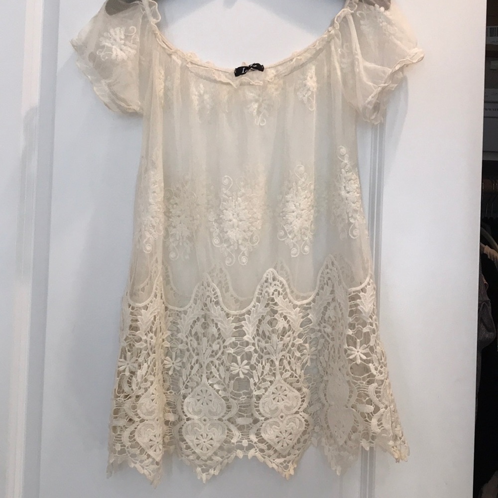 Lace Bathing suit cover up